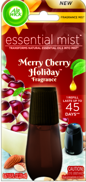 AIR WICK Essential Mist  Merry Cherry Holiday Canada Discontinued